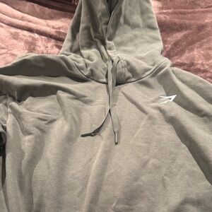 Green Gym shark Hoodie with Logo